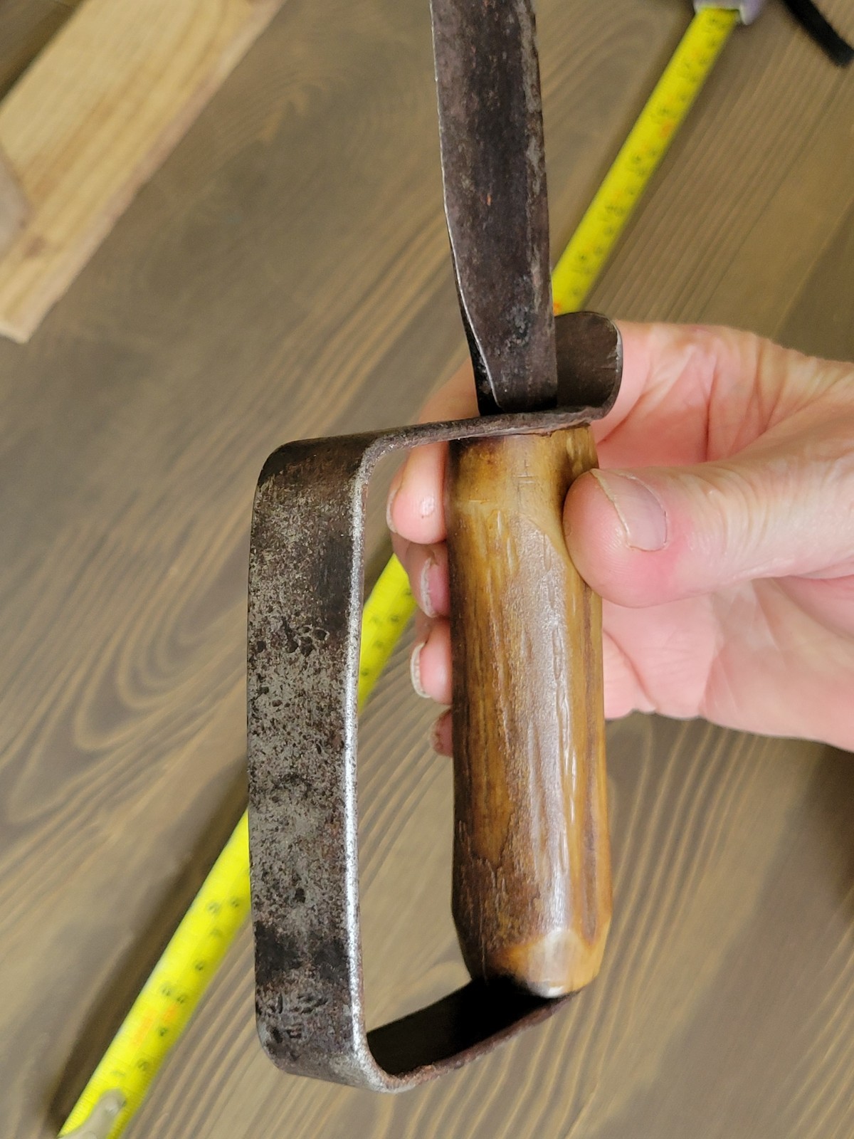 Civil War Confederate Field Made D-Guard Bowie Knife, Used