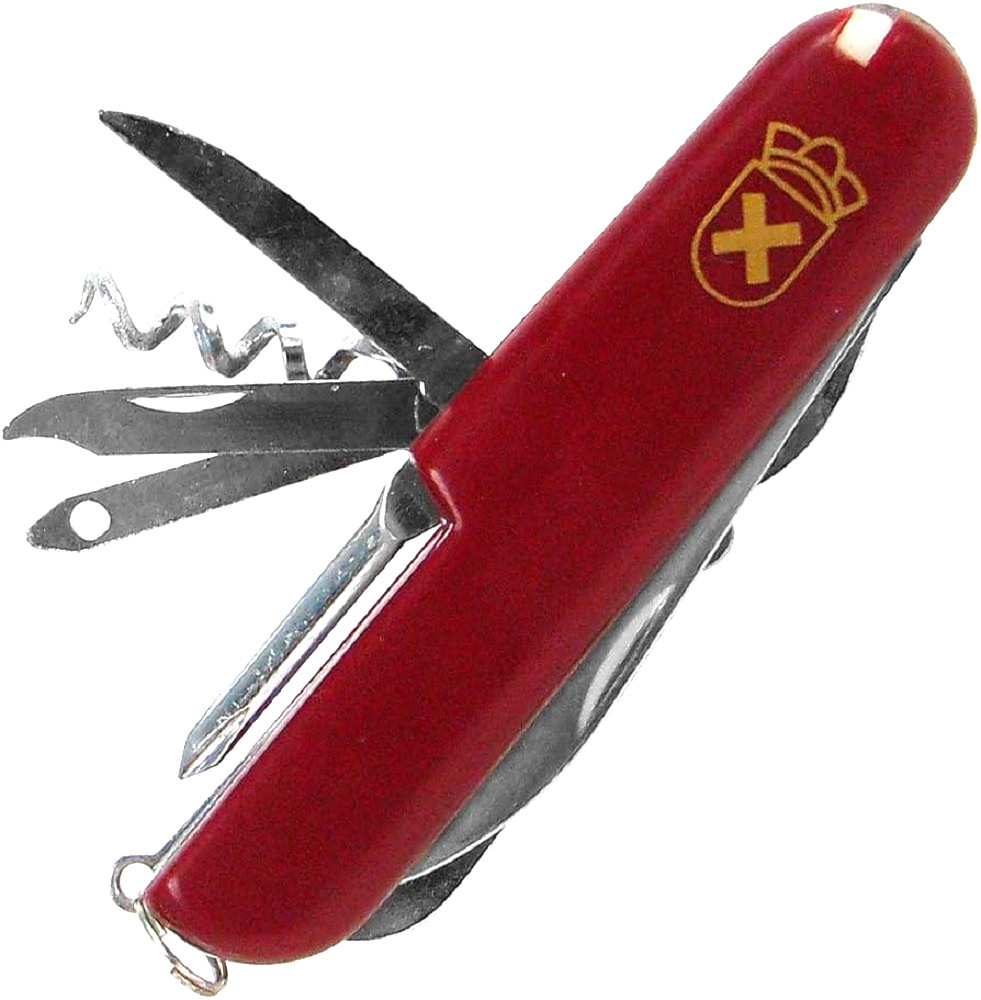 Swiss Army Type Scout Field Utility Camp Knife - 13 Function Multi-Tool - NEW