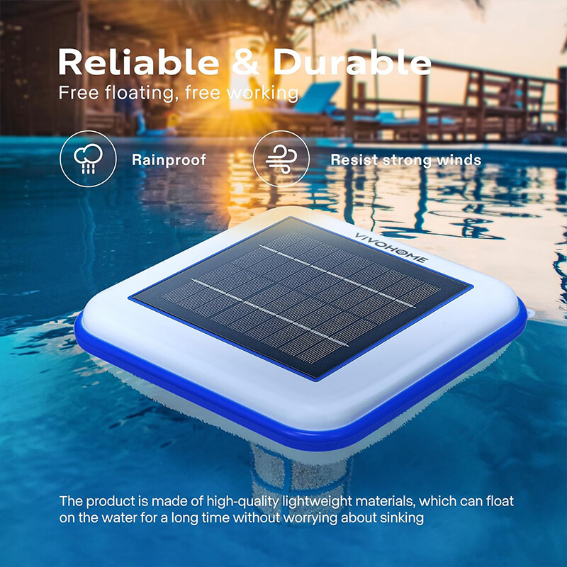Solar Pool Ionizer Chlorine-Free Sun Shock & Water Purifier Up to 35,000 Gal