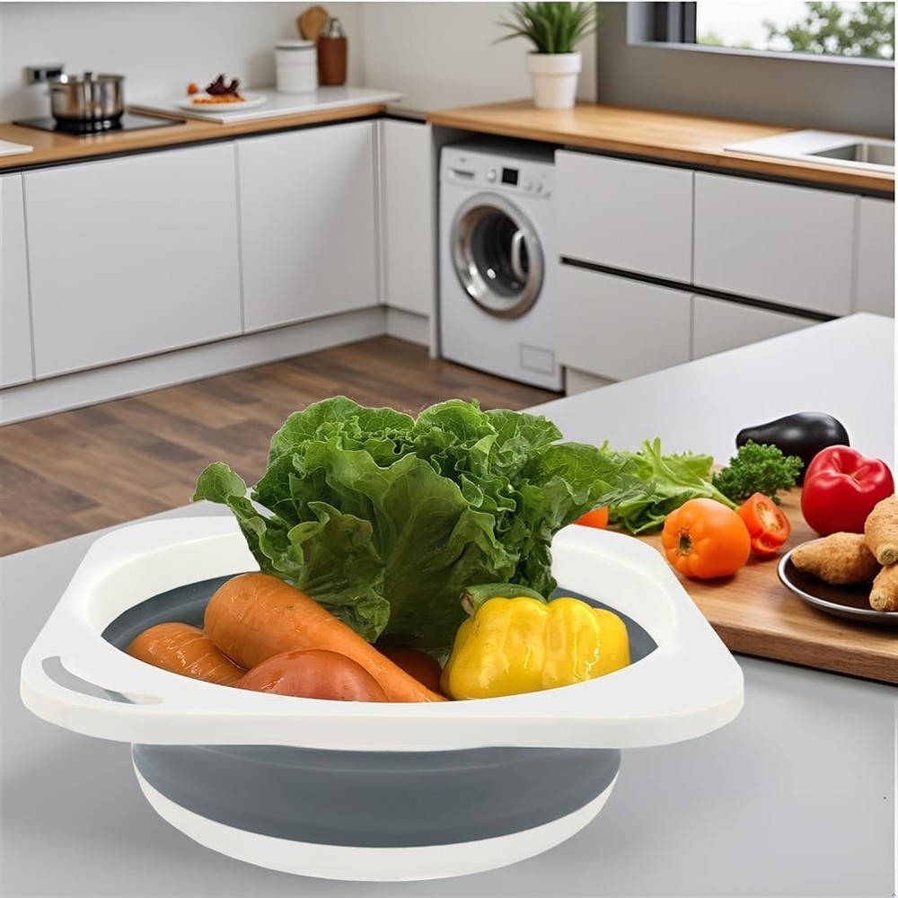 Portable Collapsible Wash Basin Foldable Sink Tub for Kitchen Camping Travel