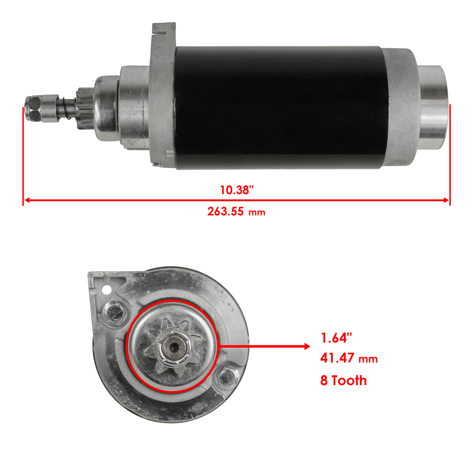 Starter for Mercury / Mariner Outboard 50-66015-1 50-66015-3 50-66015T