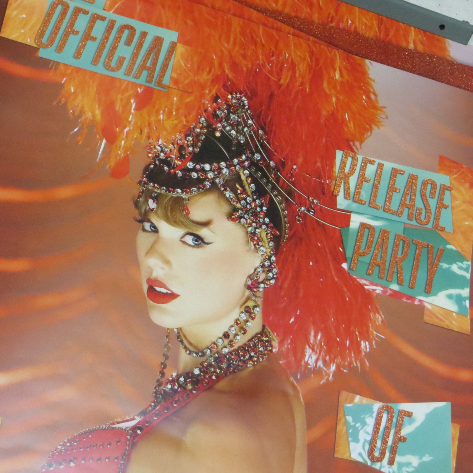 Taylor Swift Official Release Party of a Showgirl 27x40" Theater Lightbox Poster