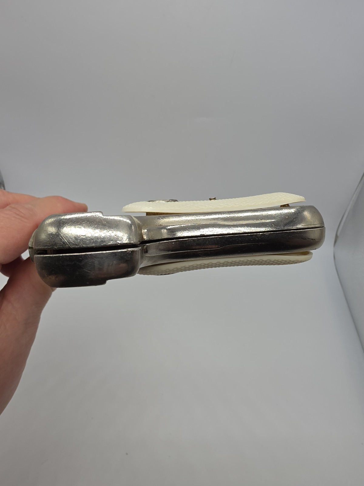 VINTAGE HUBLEY ARMY 45 CAP GUN - COLT 1911 - Working, Oiled- 1950'S