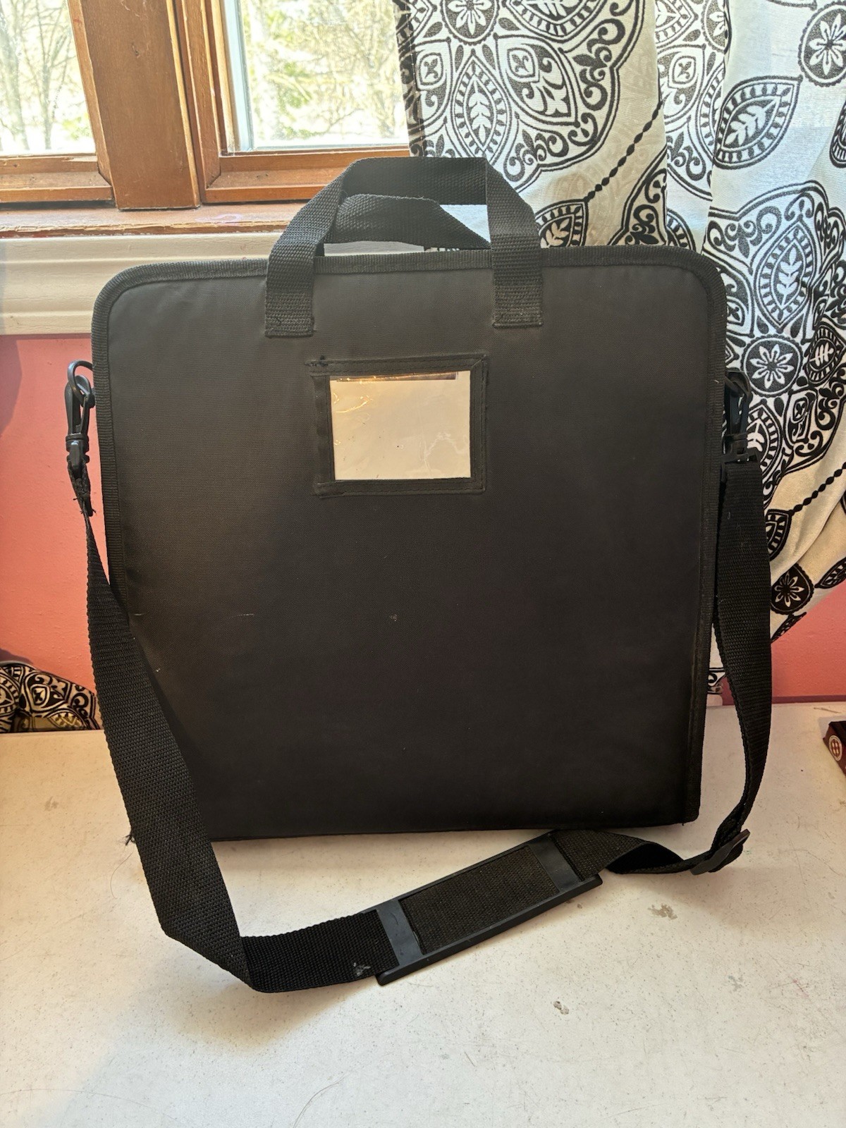 Portable Quilting Organizer Case Kit w Fabric Thread Clips Pattern