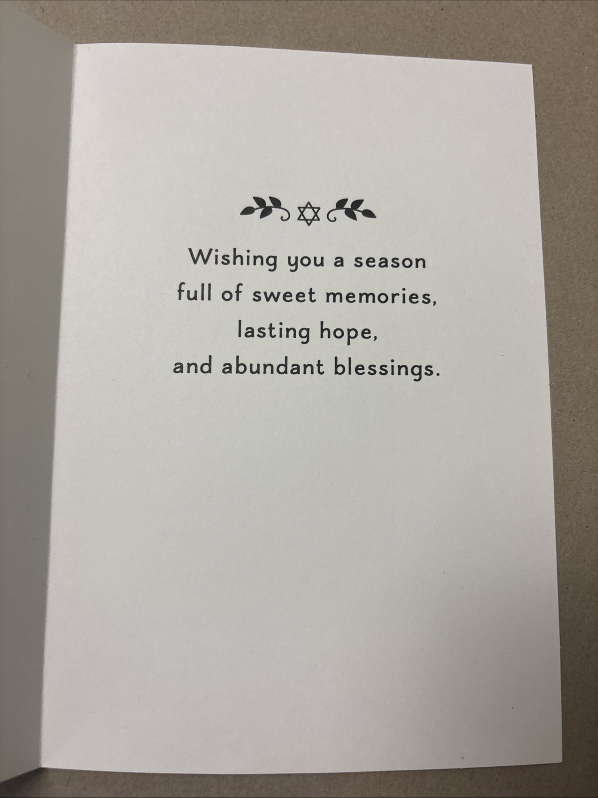 Happy Passover Abundant Blessings Sweet Memories 5”x7” Hallmark Greeting Card