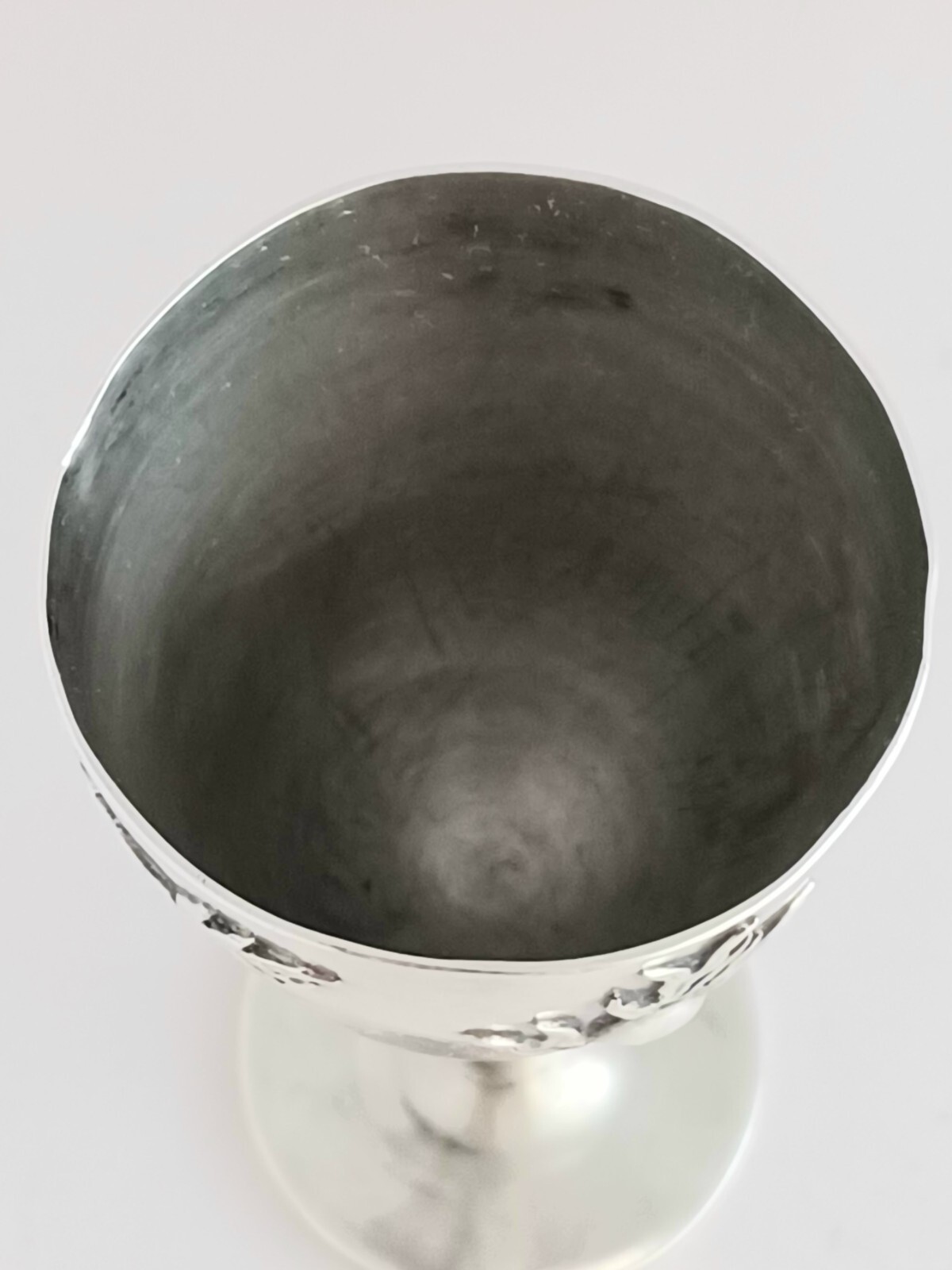 Chinese Export Sterling Sovvgnir Dragon Design Cordial Cup 3 1/2"