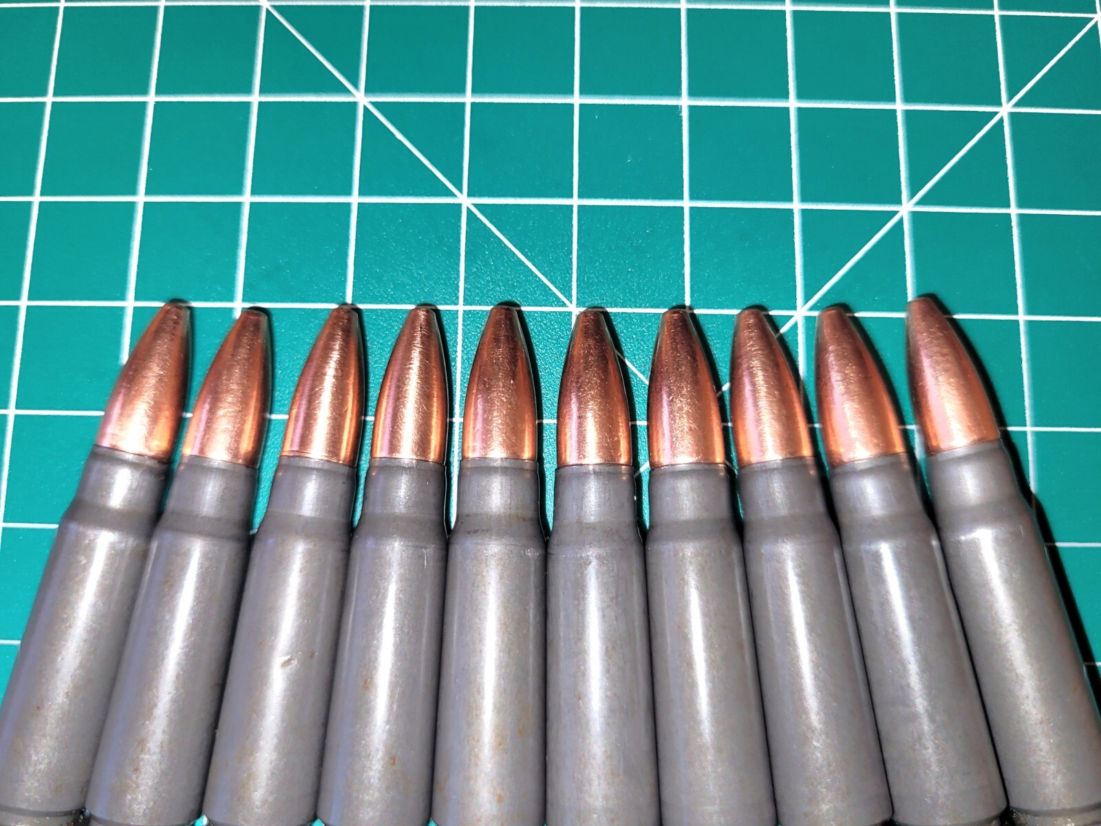 7.62x39 Snap Caps Training Aids On SKS Stripper Clip 10 Pack Steel Case