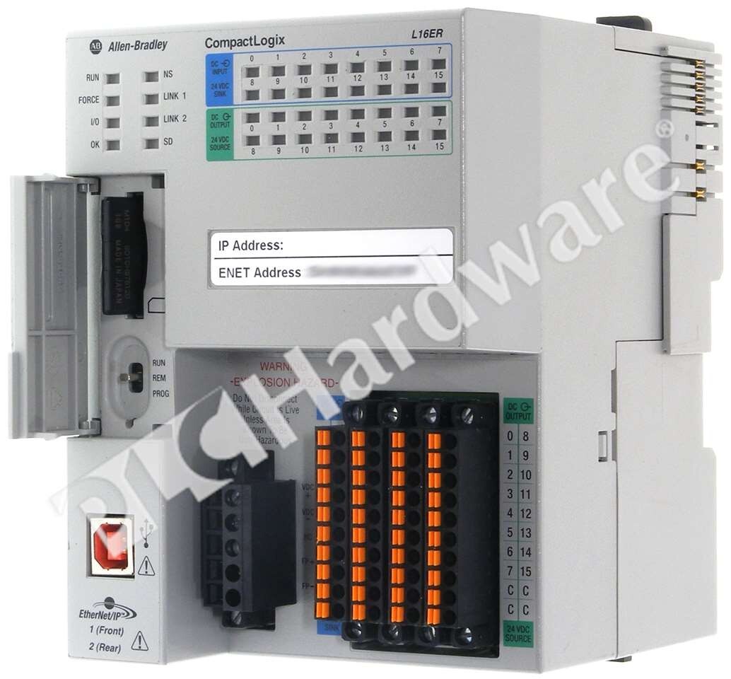 Allen Bradley 1769-L16ER-BB1B /B CompactLogix 5370 L1 E-Net Processor 32-P I/O