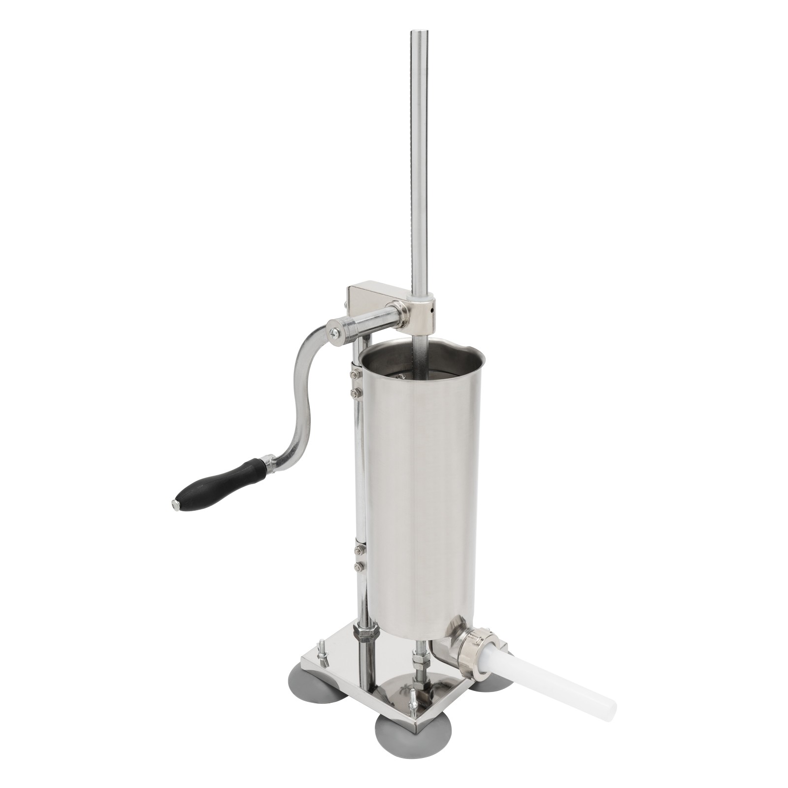 Homemade 8lbs 3.5L Vertical Sausage Stuffer Meat Filler Maker With 8pcs Tubes US