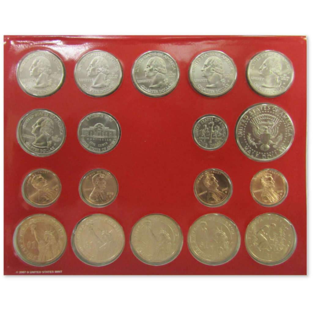 2009 Uncirculated Coin Set U.S Mint Government Packaging OGP COA