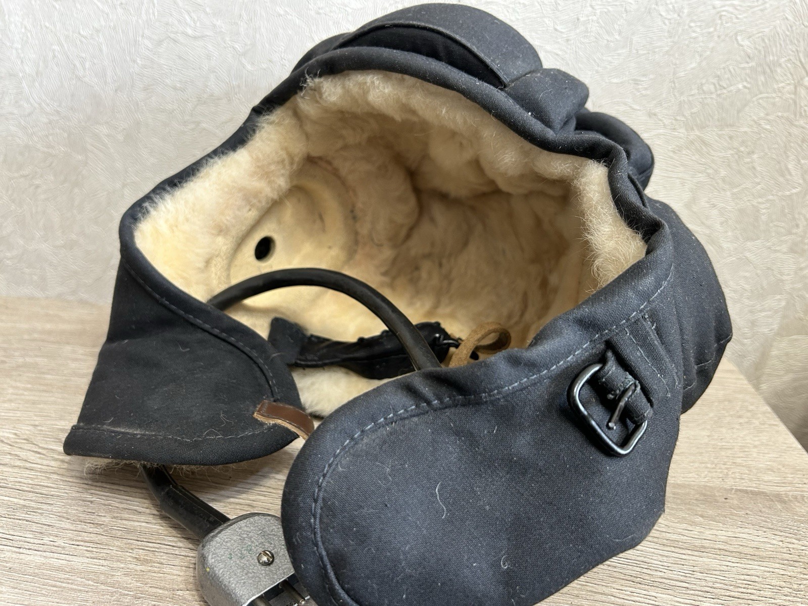 Helmet Tankman Original Vintage Soviet USSR Tankman Peaked cap Tankman.