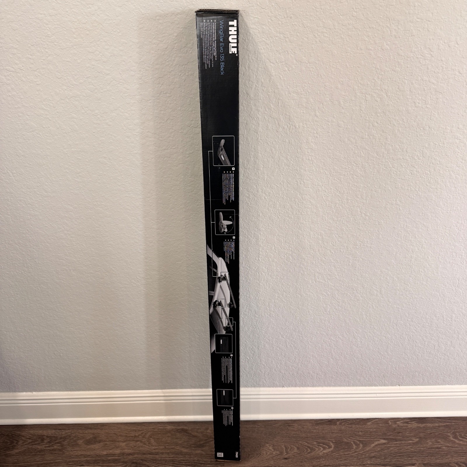 Thule WingBar Evo 135 cm Roof Bars 711420 (53" inches / 2 Pack) Color: Black