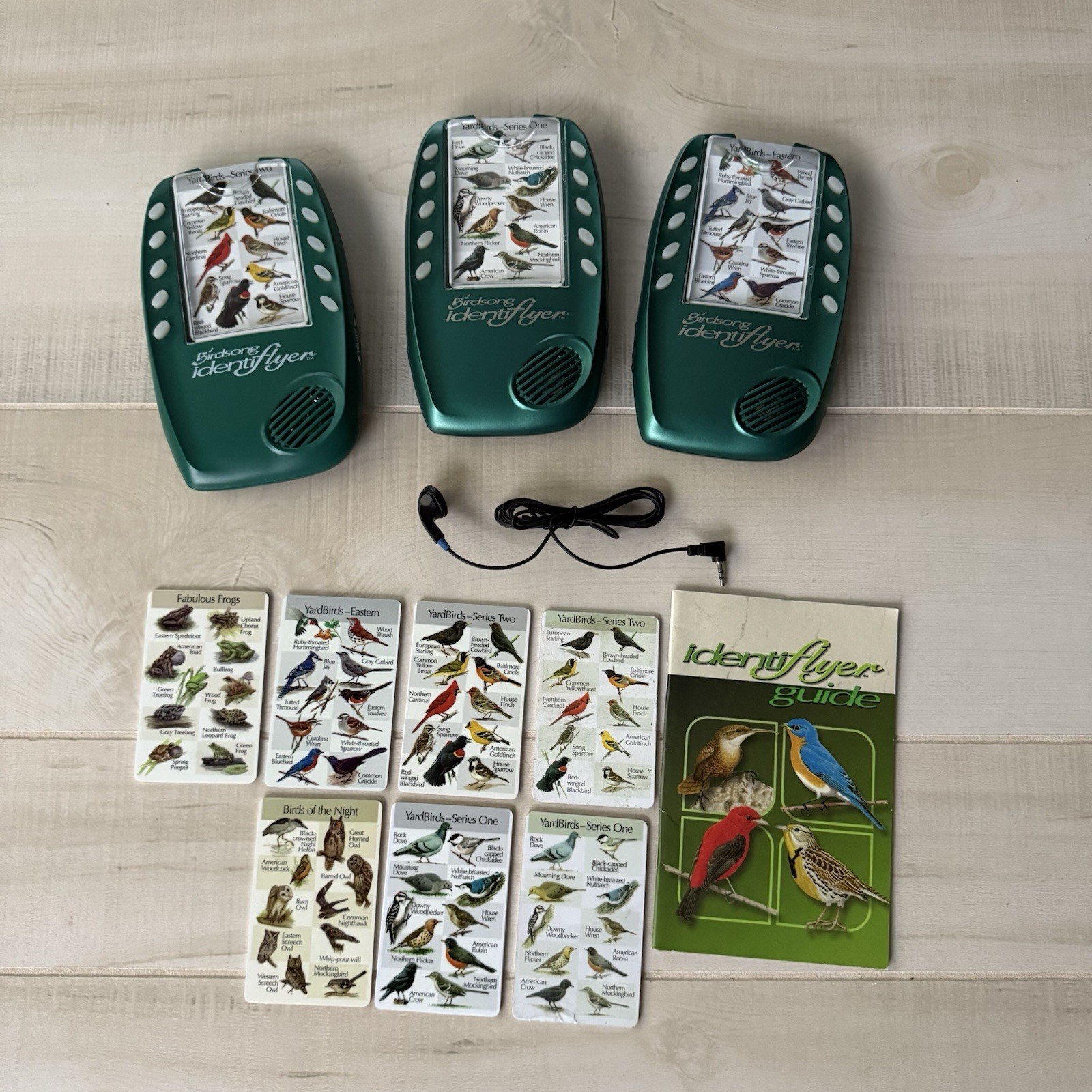 Lot 3 Bird Song IdentiFlyer ALL TESTED WORKING Yardbirds, Frogs, Night Bird Read