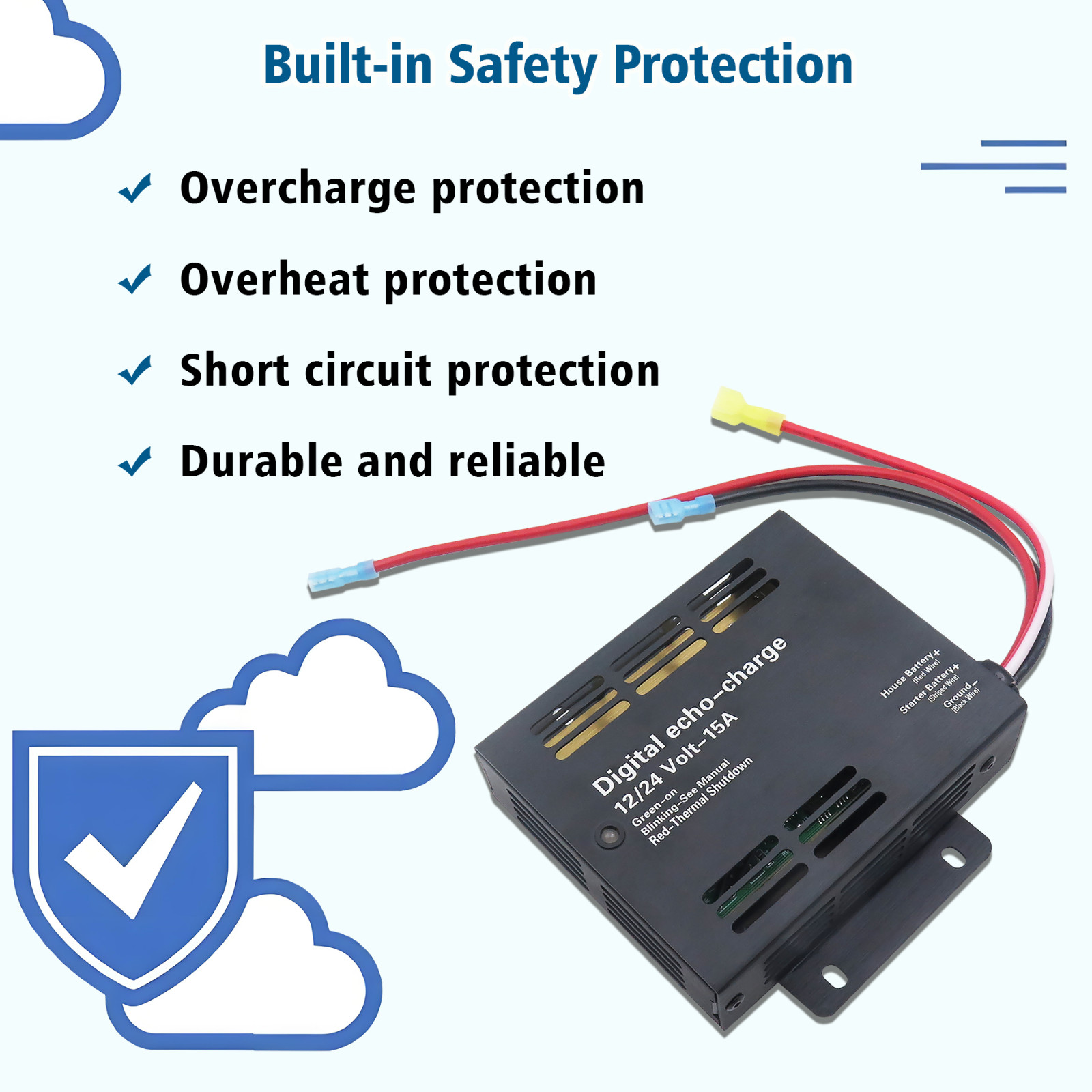 82-0123-01 Auxiliary Battery Charger，Be Suitable for Xantrex 82-0123-01 Echo