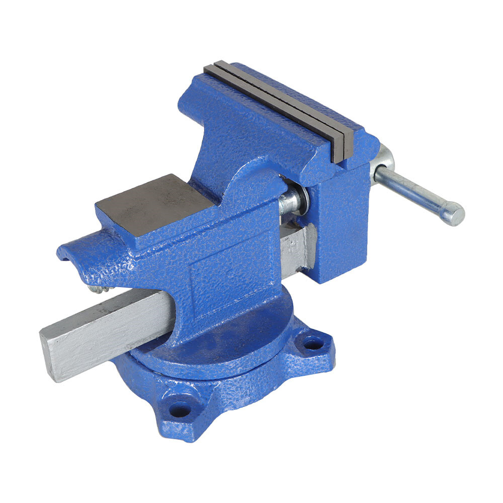 4.5" Bench Vise with Anvil Swivel Locking Base Table top Clamp Heavy Duty Vice