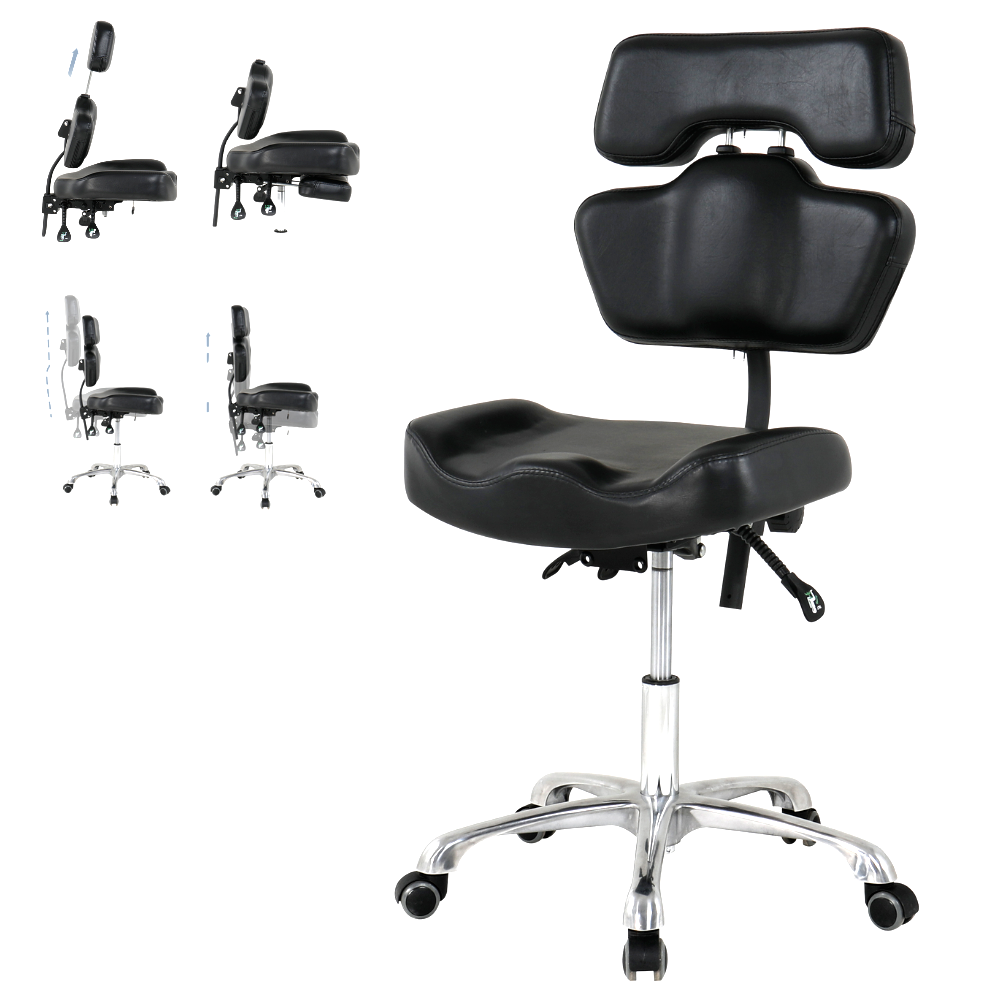 TATARTIST Tattoo Chair Hydraulic Swivel Tattoo Master Chair Adjustable Backrest