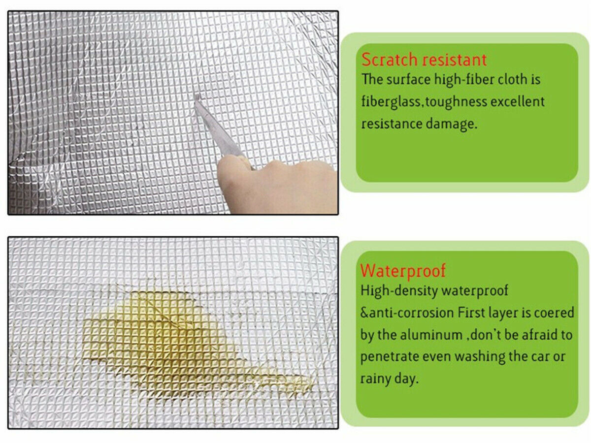 200mil 36 sqft Car Sound Deadening Mat Noise Proof Deadener ADHESIVE 48" x 108"