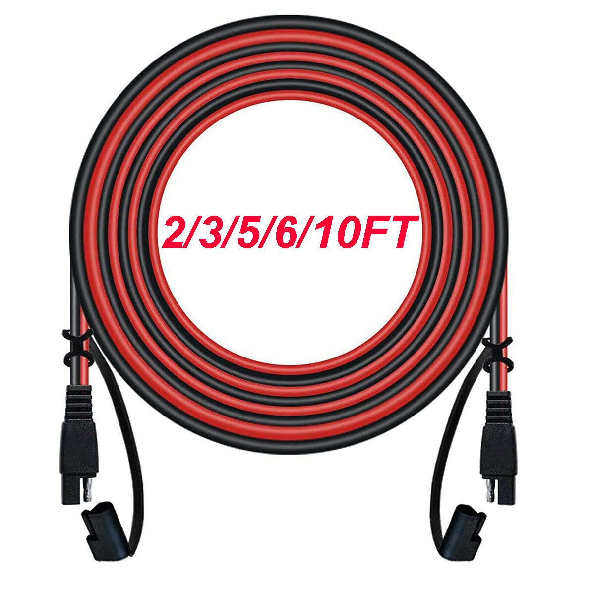 14AWG/16AWG SAE to SAE Extension Cable 2 Pin Quick Disconnect Wire Harness Cord