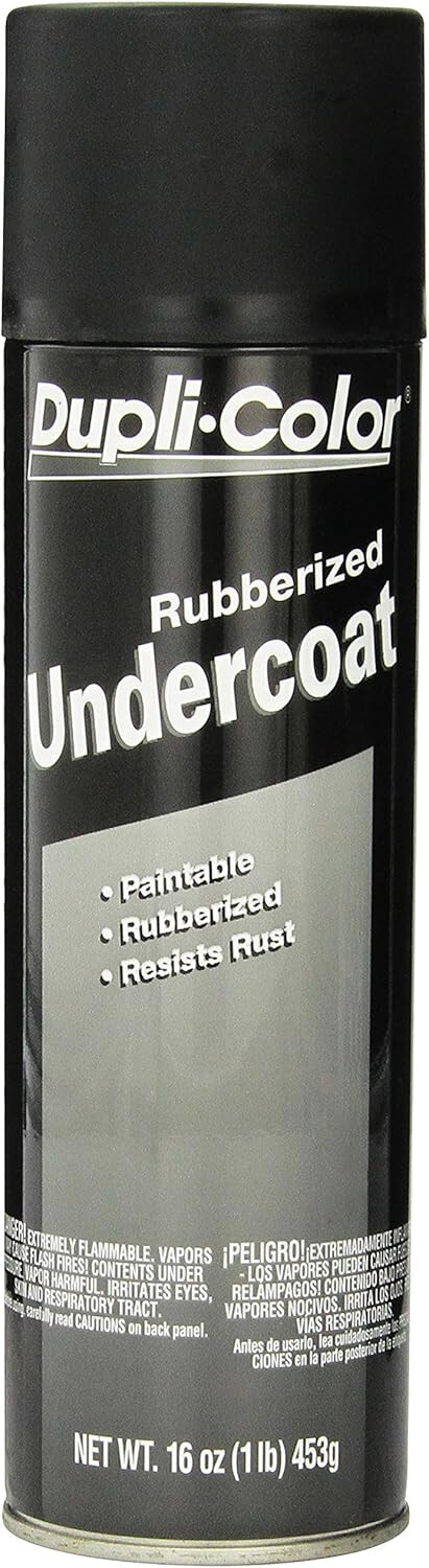 Duplicolor UC101 Undercoating Paintable Rubberized Undercoat 16oz. Spray 6 pack