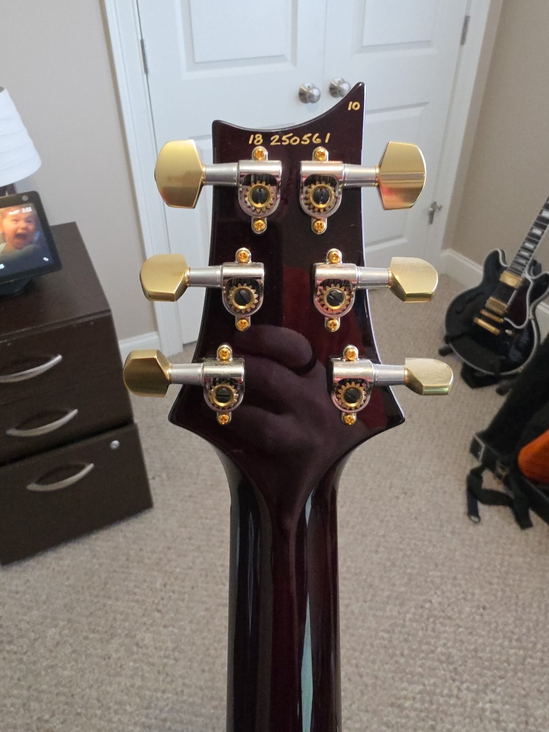 2018 PRS 408 "10 Top" Black Gold Burst