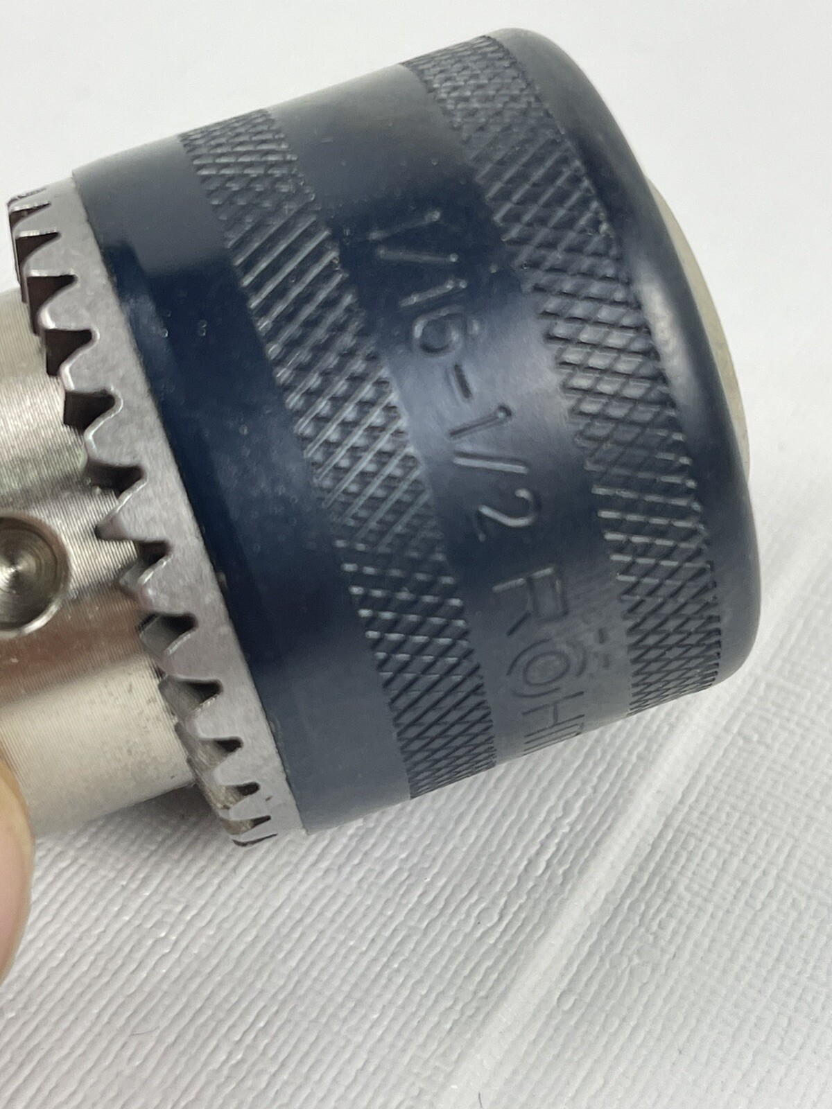 Rohm Key Type Drill Chuck 1/2”-20 NC Thread, 1/16" - 1/2" Clamping range