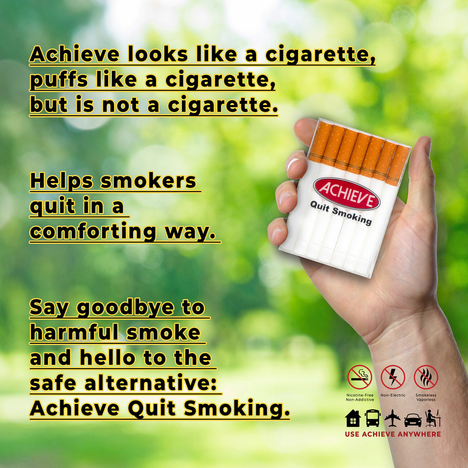 Achieve Quit Smoking Cigarette Substitute | Stop Smoking Aids that Work