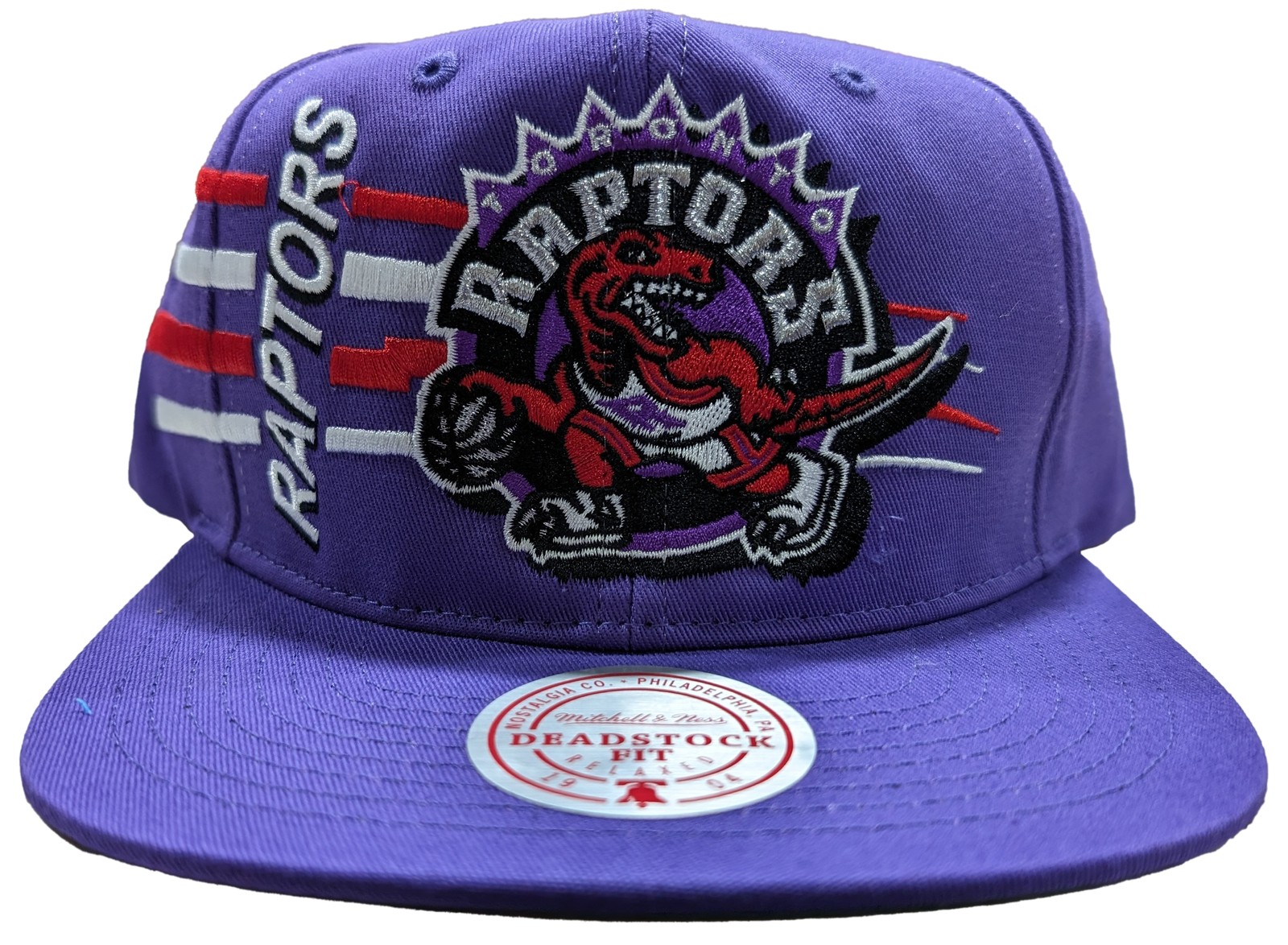 Mitchell & Ness Pl NBA Toronto Raptors Retro Bolt Deadstock HWC Snapback - OSFA