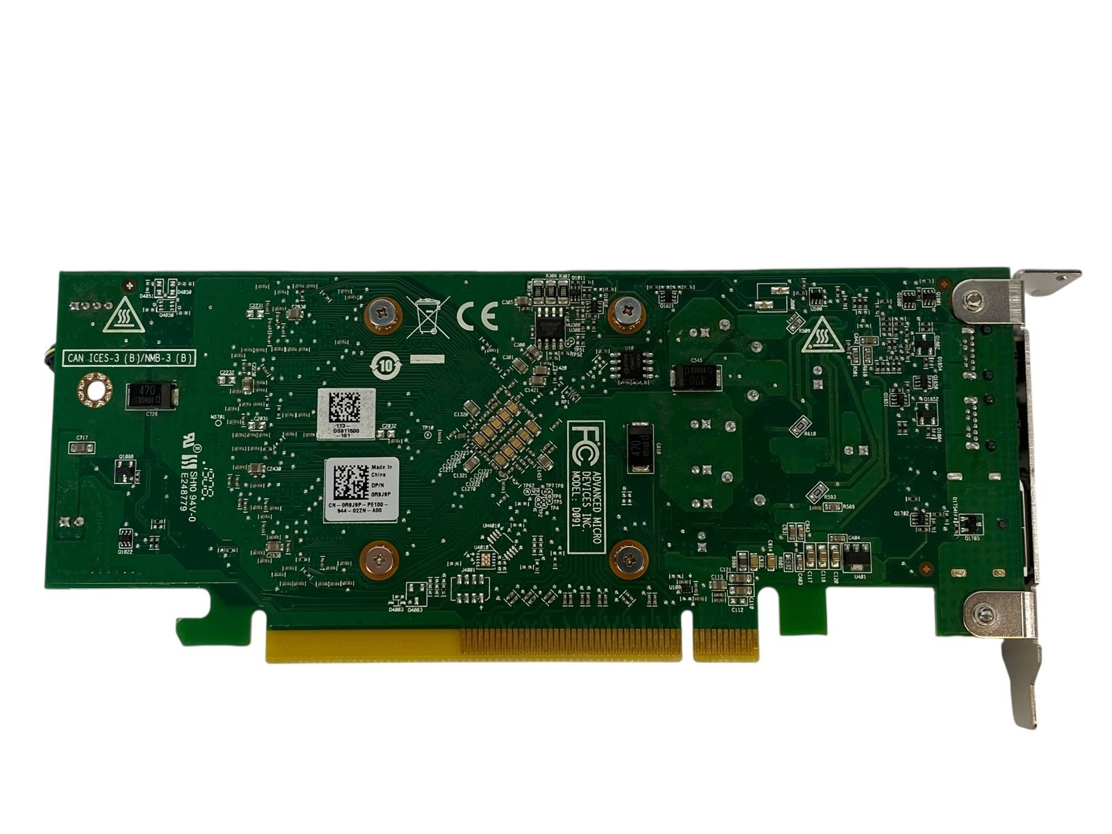 AMD Radeon RX 550 4 GB GDDR5 D091 Video Graphics Card Low Profile