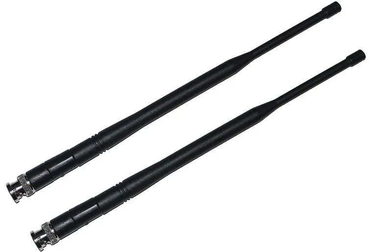 2 x UHF BNC Antennas for Phenyx Pro PTU-4000/5000/6000/7000 Receivers 510-599MHz