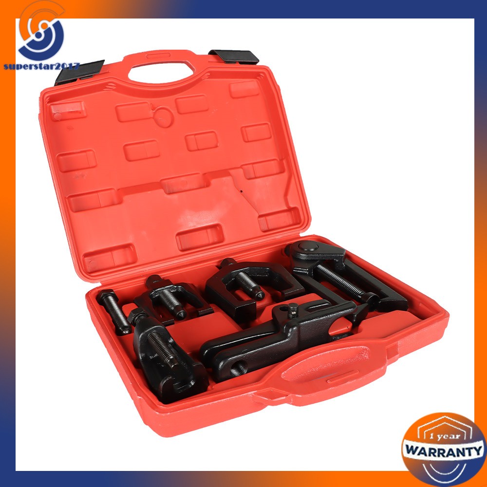 Front End Service Kit 6Pcs Pitman Arm Puller Ball Joint Tie Rod Removal Tool Kit