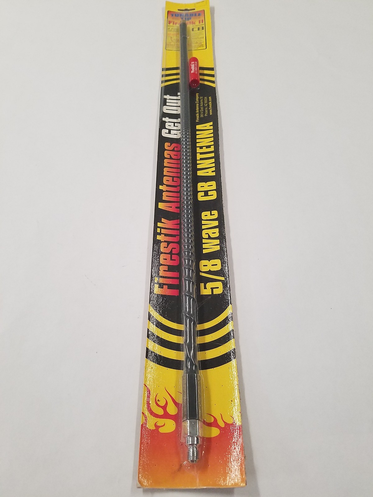 Firestik II FS2 Black 2 ft. Fiberglass CB Radio Antenna w/ tuneable tip 2 foot