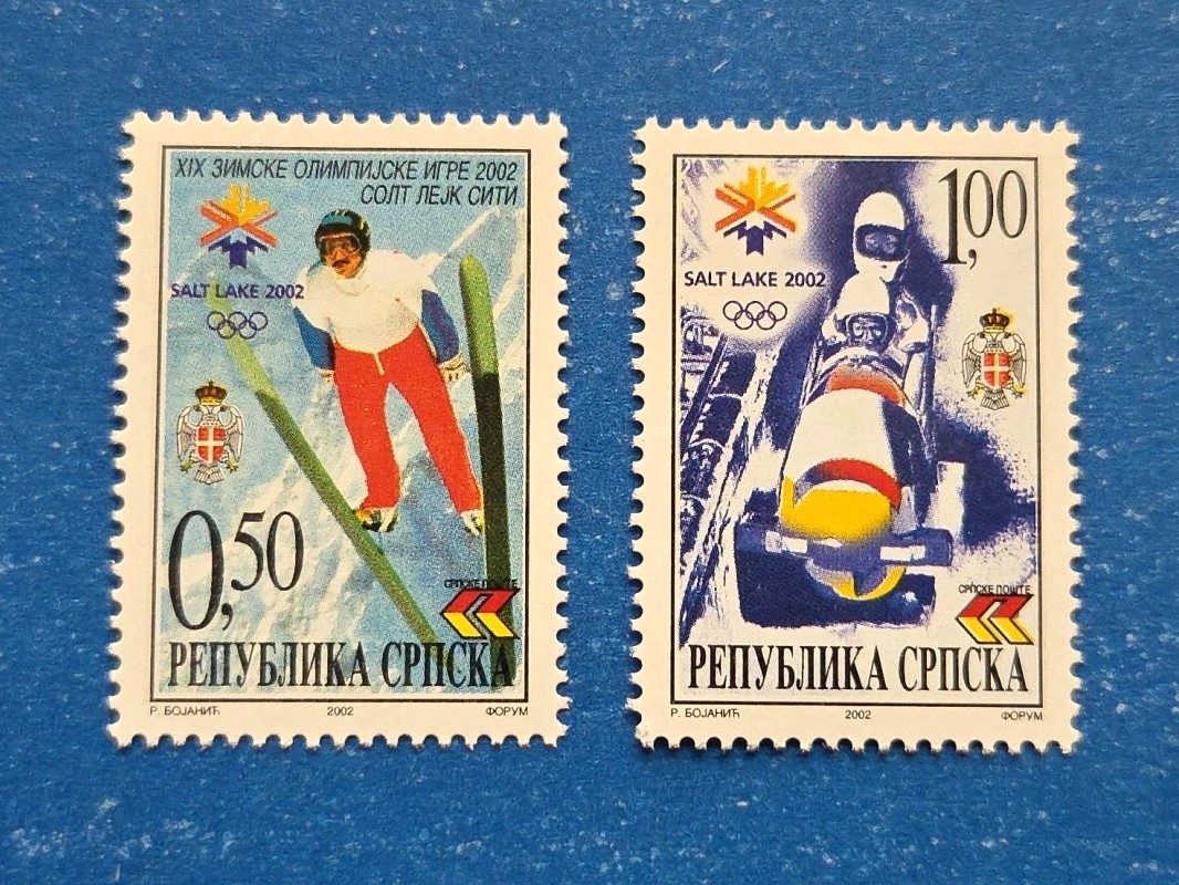 Bosnia and Herzegovina Serb Adm. Stamps, Scott 166-167 Complete Set MNH