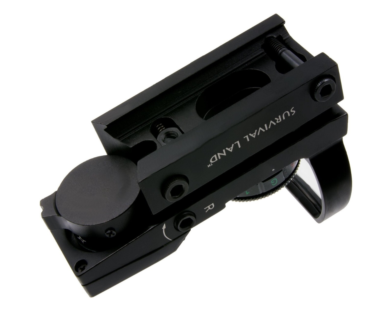 Survival Land Reflex Sight with 4 Selectable Red or Green Patterns