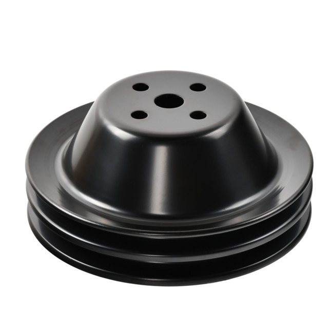 2 Grooves Short Water Pump Pulley + 3G Crankshaft for SB Chevy 327 305 350 SWP