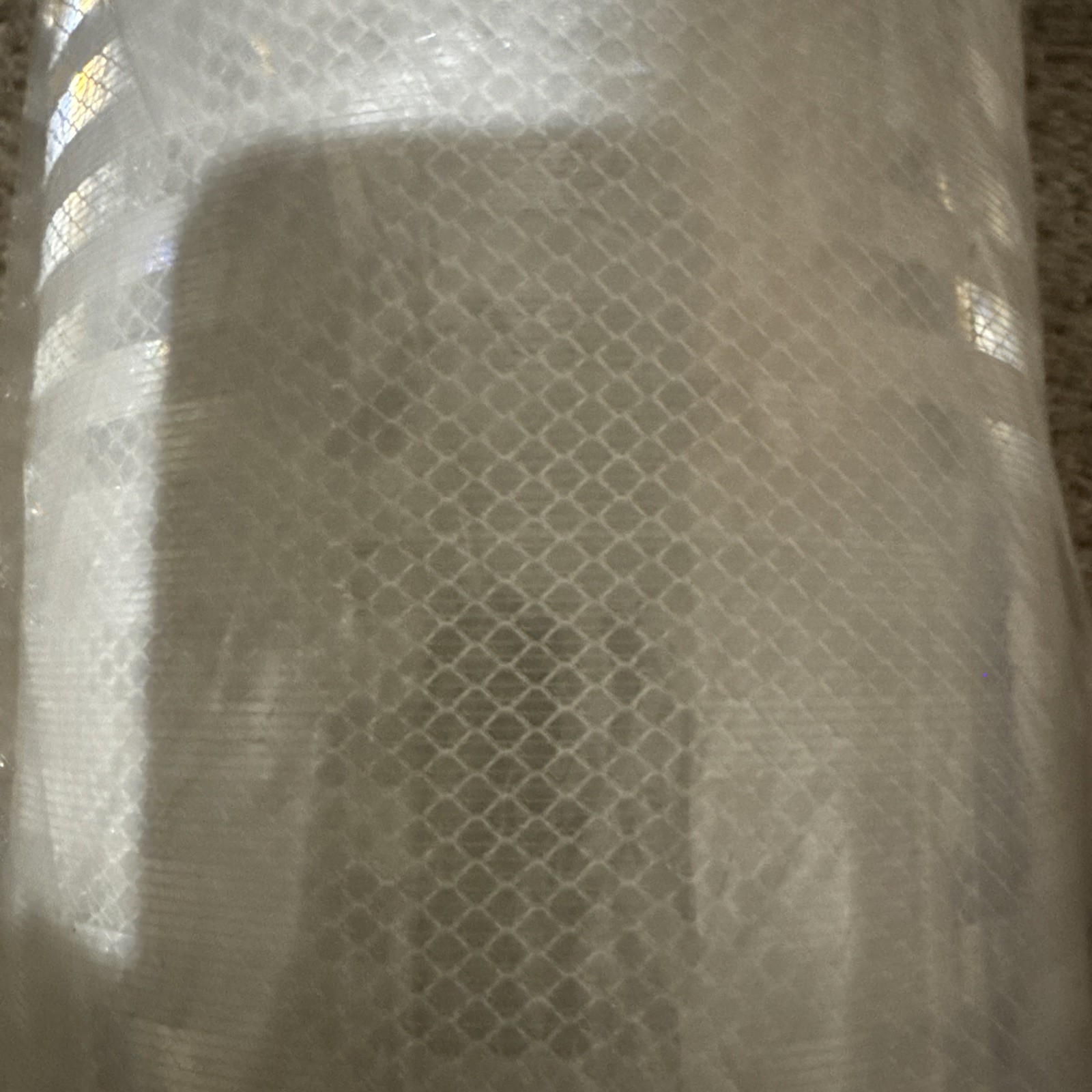 3M WHITE PRISMATIC REFLECTIVE VINYL PUNCHED TRACTOR FEED 15” X 50 Yards