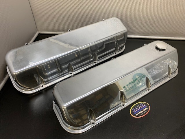 Angle Cut Aluminum Valve Covers 454 502 Big Block Chevy