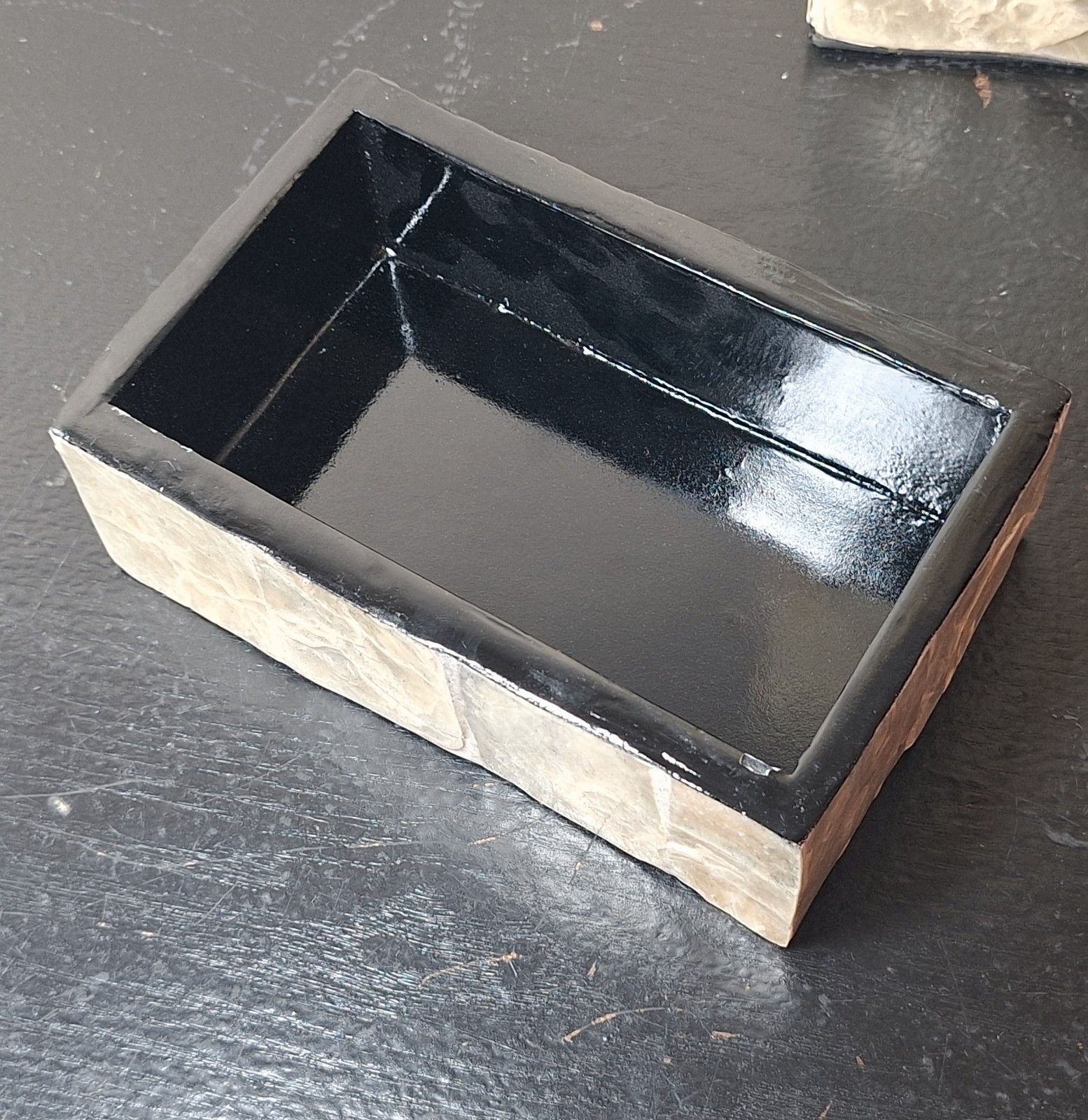 LARGE Natural Capiz Shell Asian Lidded Vase (Mother of Pearl) -20" FREE SHIPPING