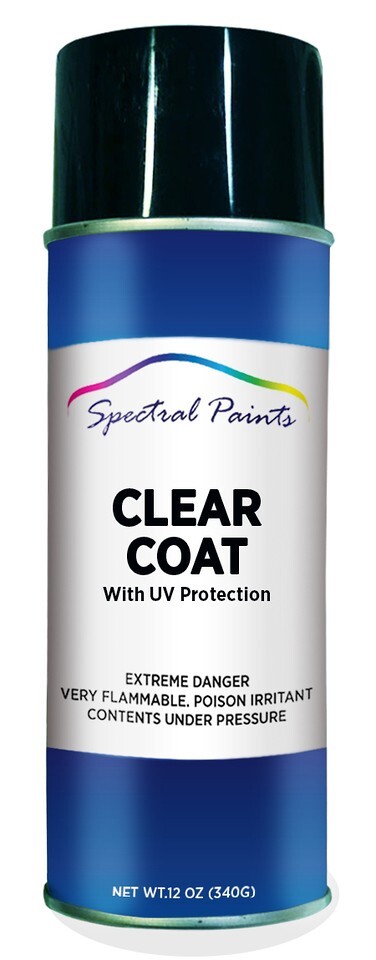 Spectral Paints Clear Coat with UV Protection 12 oz Aerosol