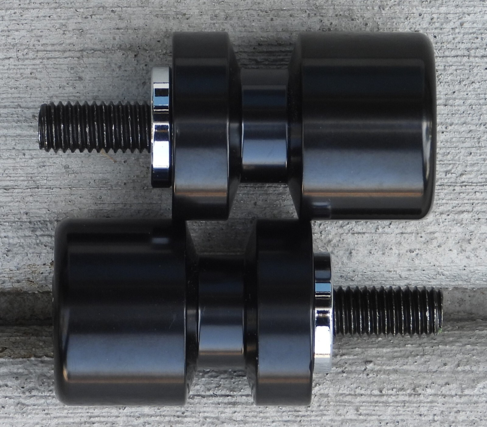 2013-2024 Kawasaki Ninja ZX6 ZX10 ZX6R ZX10R BLACK SWINGARM SPOOLS