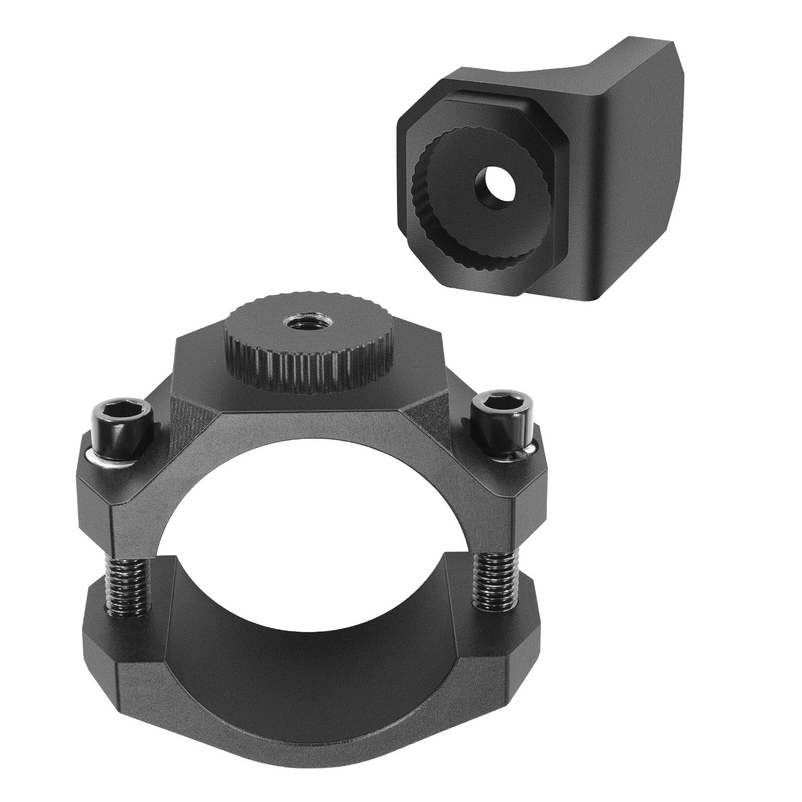 2x For Polaris RZR LED Whip Lights Mounting Brackets 1.5-2.5" Roll Bar Mount UTV