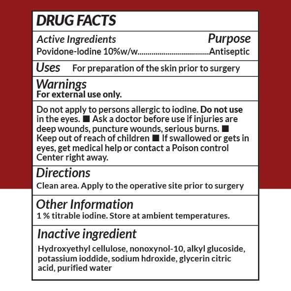 Ever Ready First Aid Povidone Iodine Wipes – Box of 100 Wipes