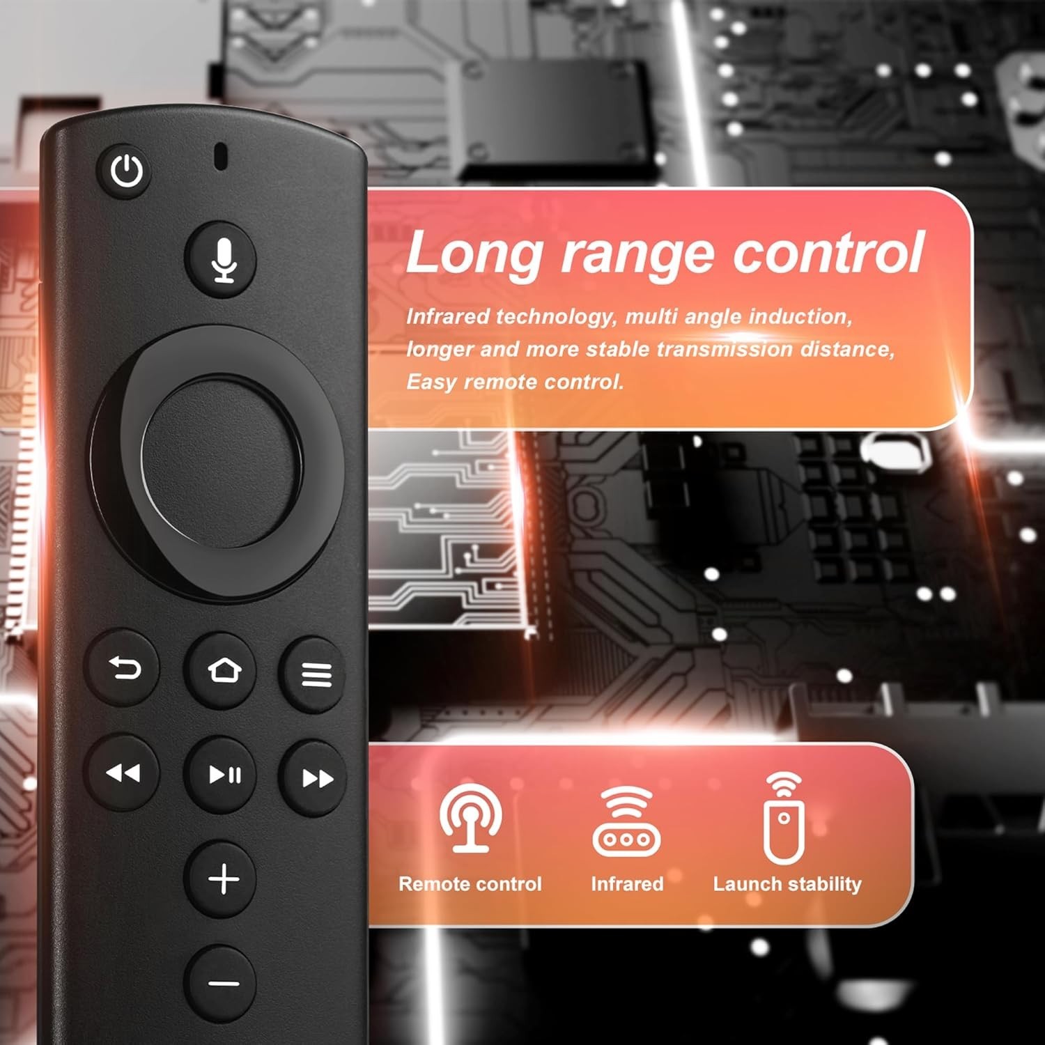 TV Remote Control L5B83H for Amazon 2nd 3rd Gen Fire TV Stick 4K W Alexa Voice