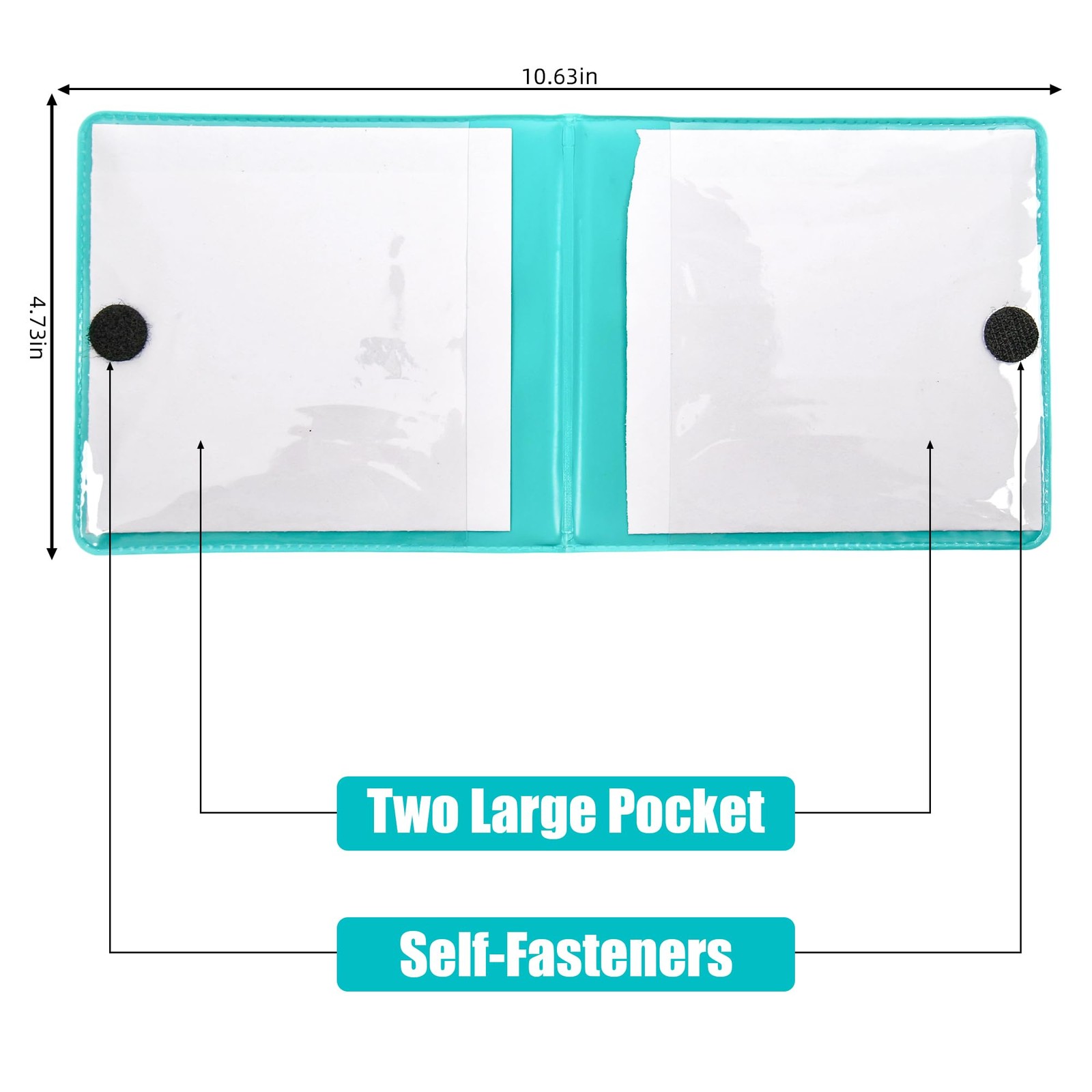 Auto Registration and Insurance Card Holder 2 Packs Car Document ID Holder Gl...