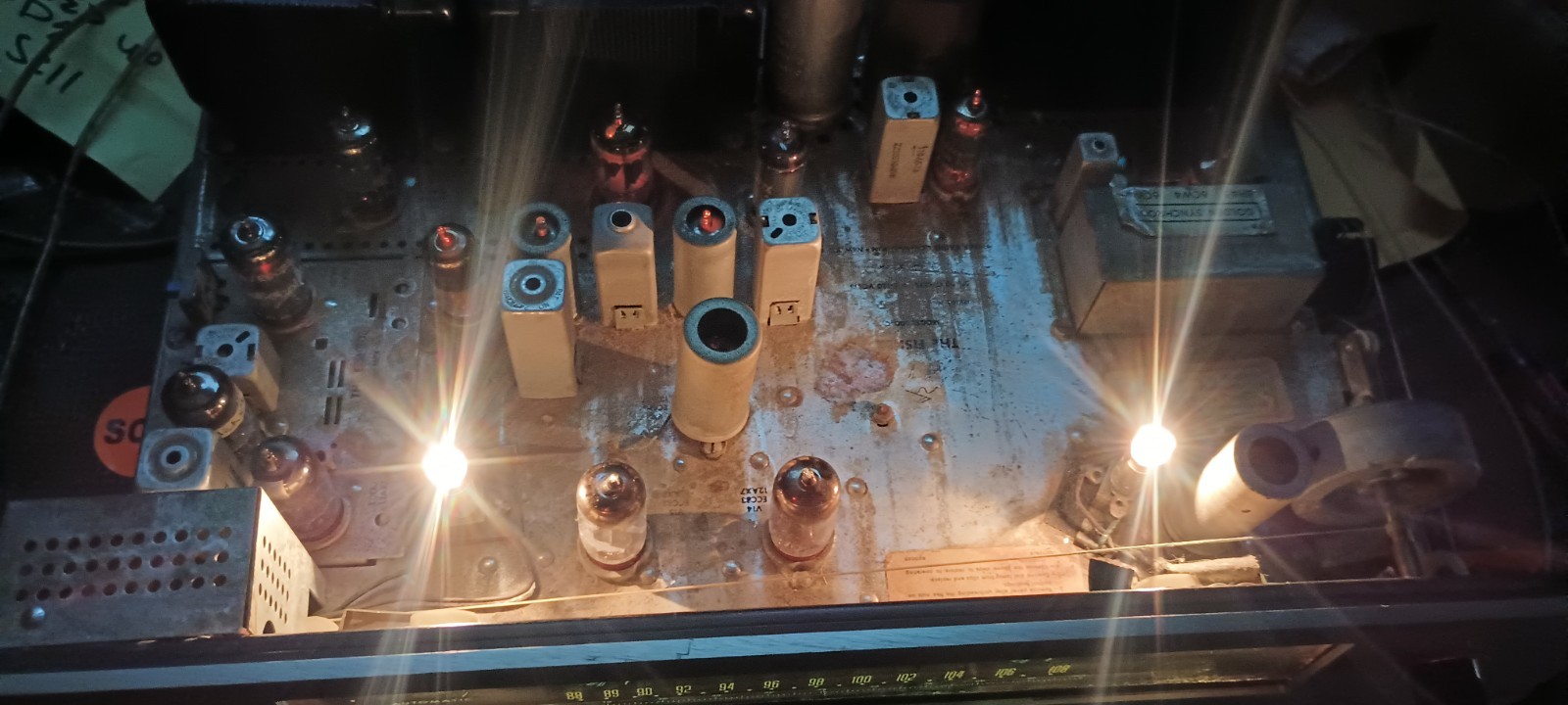 VINTAGE FISHER 500C TUBE RECEIVER, WORKING Condition