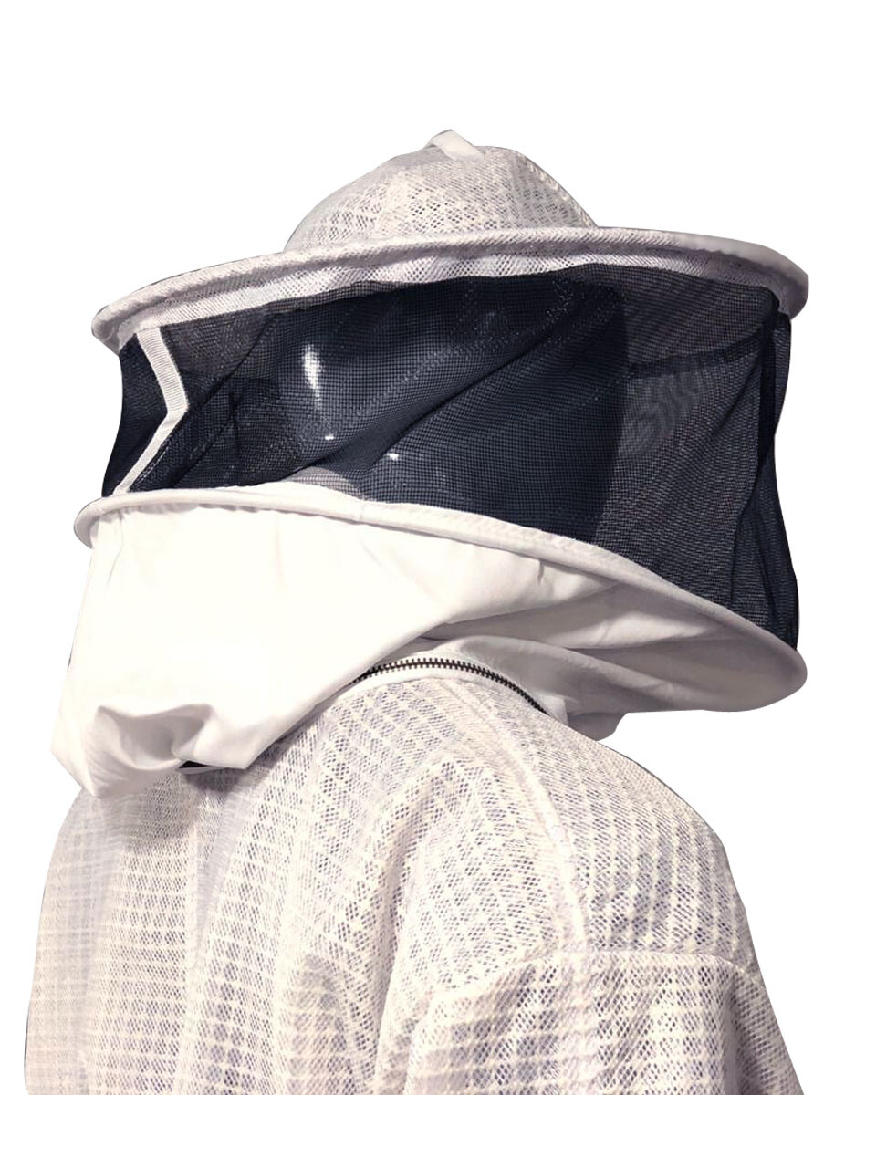3 Layer Ventilated Suit round and fencing veil bee suit beekeeper round veil
