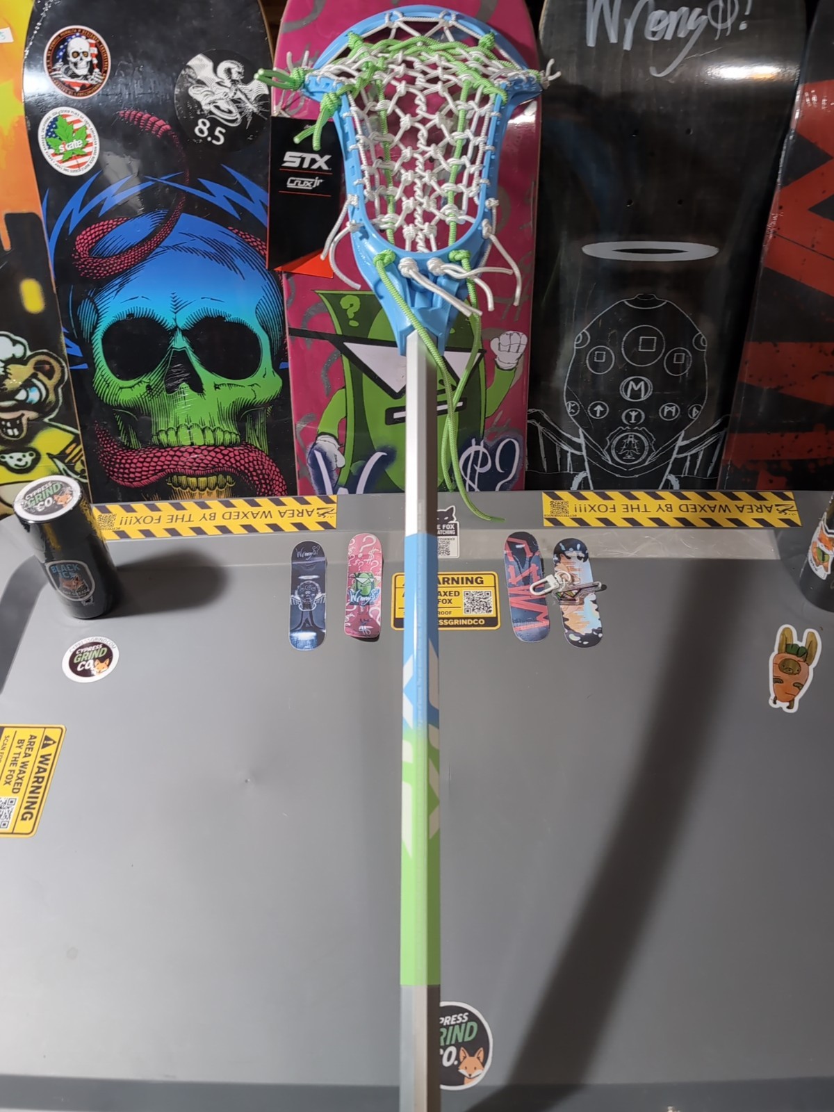 TX Crux Jr Complete Girls Lacrosse Stick 24" Blue Youth