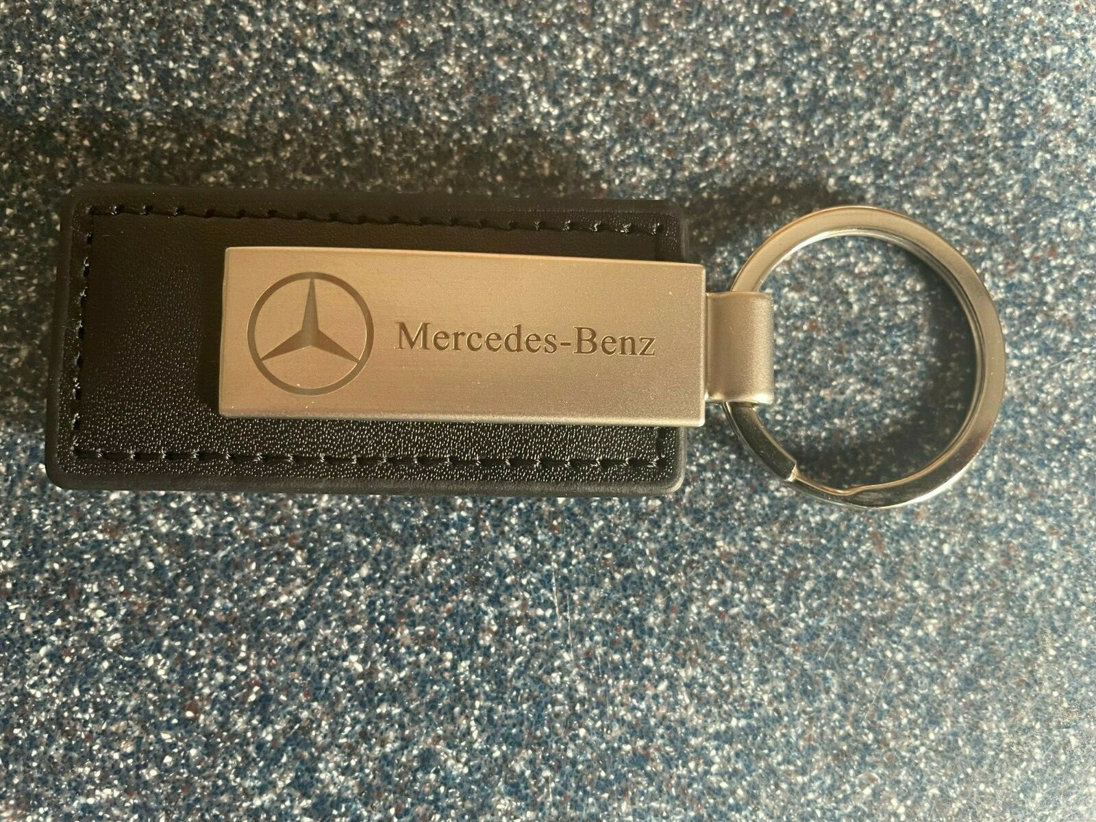 Mercedes Benz Nickel Plate "New" Key Ring / Chain with Free Gift Box