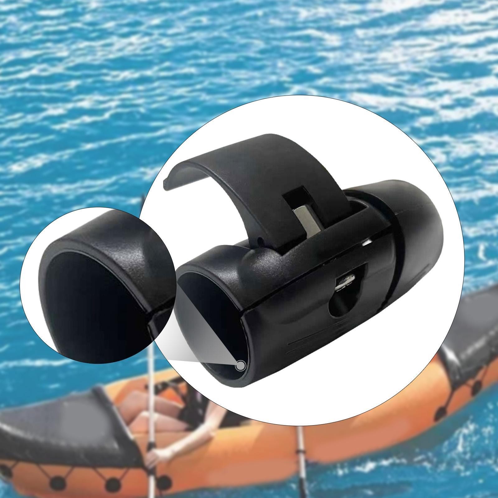 Kayak Paddle Clamp Paddle Shaft Clamp Quick Release Portable Paddling Buckle for