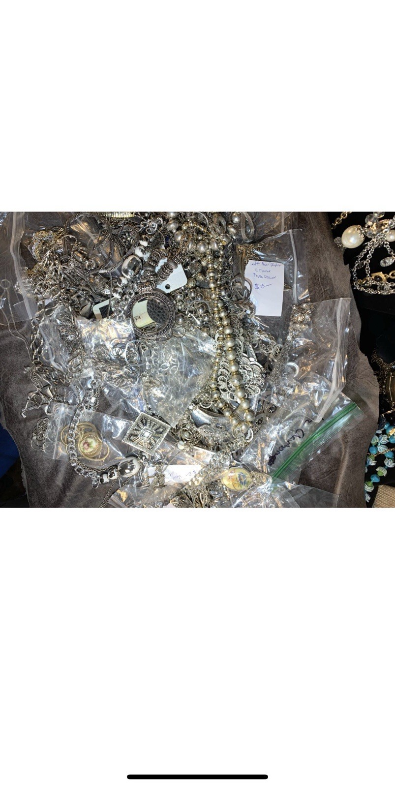 6+ Lbs. POUNDS Unsearched Huge Lot Jewelry Vtg-Now Junk Art Craft Treasure Hunt