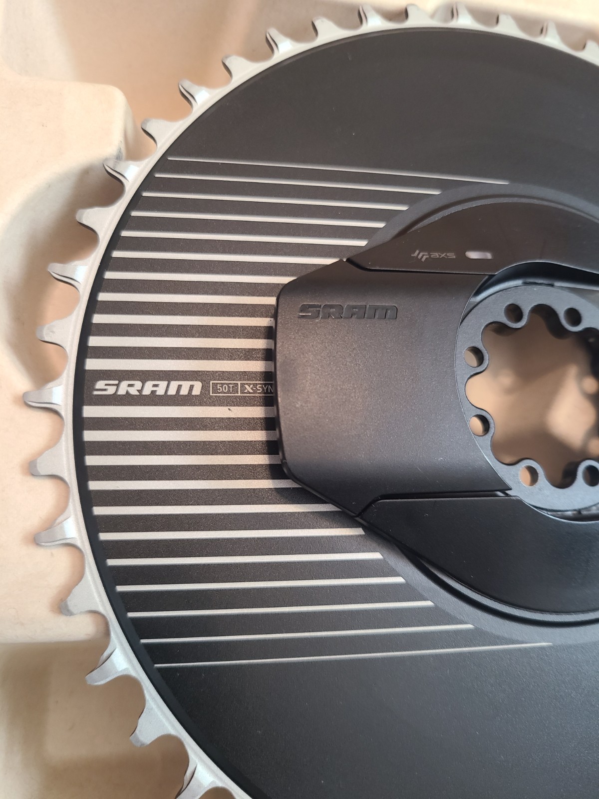 SRAM RED AXS E1 Aero Power Meter Chainring Kit 50t 12/13-Speed DM 8-Bolt Quarq